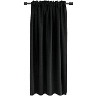 Mybesthome Cairo Blackout Blackout blackout curtain with tape, 135 × 160 cm, black, 1 piece - Drape