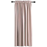 Mybesthome Cairo Blackout Blackout blackout curtain with tape, 135 × 160 cm, powder pink, 1 piece - Drape