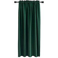 Mybesthome Cairo Blackout Blackout blackout curtain with masking tape, 135 × 160 cm, green, 1 piece - Drape