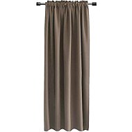 Mybesthome Rabat Blackout Blackout blackout curtain with tape, 135 × 180 cm, cappuccino, 1 piece - Drape