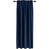 Mybesthome Rabat Blackout Blackout curtain with masking tape, 135 × 180 cm, blue, 1 piece - Drape
