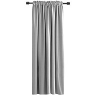 Mybesthome Rabat Blackout Blackout blackout curtain with masking tape, 135 × 180 cm, grey, 1 piece - Drape