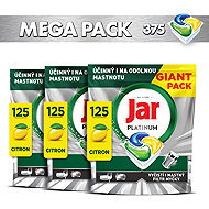 JAR Platinum Lemon 375 pcs - Dishwasher Tablets