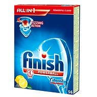 FINISH Power ball Tabs All-in-1 Citrón 56 ks - Tablety do umývačky