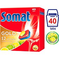 SOMAT Gold Lemon & Lime 40Pcs - Dishwasher Tablets