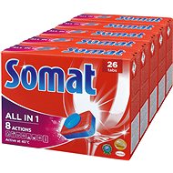 SOMAT All in 1 8Actions 5 × 26 pcs (130 washes) - Toiletry Set