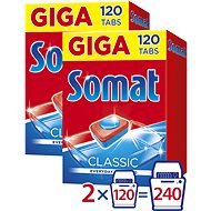 SOMAT Classic 2× 120 ks - Tablety do umývačky