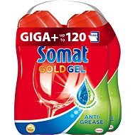 SOMAT Gold Gel AntiGrease 4× 600 ml - Gél do umývačky riadu