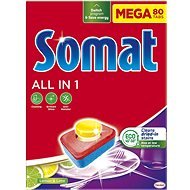 SOMAT All in 1 Lemon & Lime 80 db - Mosogatógép tabletta