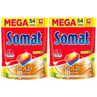 SOMAT Gold Lemon &amp; Lime 2 × 54 pcs - Dishwasher Tablets