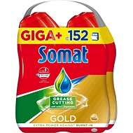 SOMAT Gold Grease Cutting Lemon & Lime 4× 684ml - Dishwasher Gel