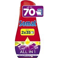 Somat All in One Lemon 2× 630 ml (70 dávok) - Gél do umývačky riadu