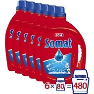SOMAT Classic 6× 2 l (480 dávok) - Gél do umývačky riadu
