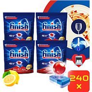 FINISH All-in-1 Max Lemon 240 db - Mosogatógép tabletta