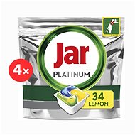 JAR Platinum Lemon 4 × 34 pcs - Dishwasher Tablets