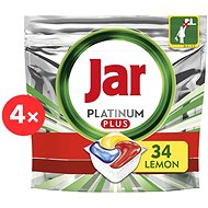 JAR Platinum Plus Quickwash 4 × 34 pcs - Dishwasher Tablets