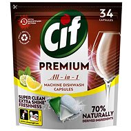 CIF Premium Clean All-in-1 Lemon&Bergamot Dishwasher Tablets 34 pcs - Dishwasher Tablets