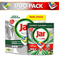 JAR Platinum Lemon XXL 125 pcs + Platinum Plus Lemon 54 pcs - Dishwasher Tablets