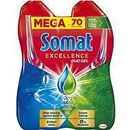 SOMAT Excellence Duo proti mastnotě 70 dávek, 1,26 l - Dishwasher Gel