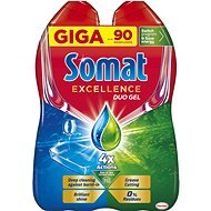 SOMAT Excellence Duo proti mastnotě 90 dávek, 1,62 l - Dishwasher Gel
