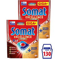 SOMAT Excellence 5in1, 130 pcs - Dishwasher Tablets