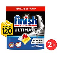 FINISH Ultimate All in 1 Lemon Sparkle 120 pcs - Dishwasher Tablets