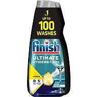 FINISH Ultimate Hygiene+ Lemon 2× 1 l - Dishwasher Gel