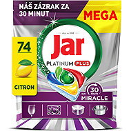 JAR Platinum Plus 30 Minute Miracle 74 pcs - Dishwasher Tablets