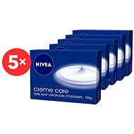 NIVEA Creme Care Solid soap 5 × 100 g - Bar Soap