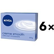 NIVEA Creme Smooth Solid soap 6x100g - Cosmetic Set
