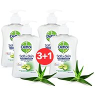 DETTOL Aloe Vera liquid soap and vitamin E 250 ml 3 + 1 - Liquid Soap