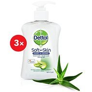 DETTOL Tekuté mydlo Aloe Vera a vitamín E 2× 250 ml - Tekuté mydlo