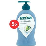 PALMOLIVE Refreshing Clay Eucalyptus Hand Soap 5 × 250 ml - Folyékony szappan