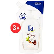 FA Soft & Caring Coconut 3 × 500 ml - Liquid Soap