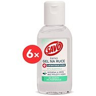 SAVO Hand Cleansing Gel 6 × 50ml - Antibacterial Gel