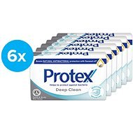 PROTEX Deep Clean természetes antibakteriális védelemmel 6 × 90 g - Szappan