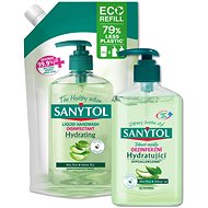 SANYTOL Duopack Disinfectant soap moisturizing 250 ml + refill 500 ml - Liquid Soap