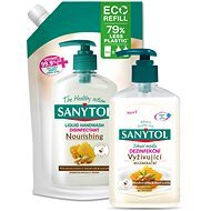 SANYTOL Duopack Dezinfekční mýdlo vyživující 250 ml + náplň 500 ml - Liquid Soap