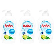 BABA Triopack Liquid Soap Antibacterial Lime 250 ml - Liquid Soap