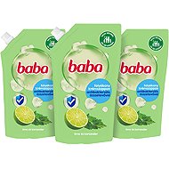 BABA Triopack Antibacterial Liquid Soap Refill Lime 500 ml - Liquid Soap