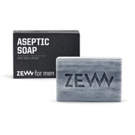 ZEW FOR MEN Aseptic soap with silver 85 g - Bar Soap