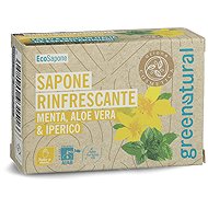 GREENATURAL Refreshing mint, aloe and St. John's wort 100 g - Bar Soap