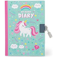 Legami My Secret Diary - Secret Diary with Padlock - Unicorn - Journal