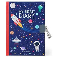 Legami My Secret Diary - Secret Diary with Padlock - Space - Journal