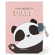 Legami My Secret Diary - Secret Diary with Padlock - Panda - Journal
