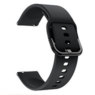 Black Silicone Strap 20mm - Watch Strap