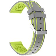 Grey Green Silicone Strap 22mm - Watch Strap