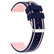 Blue and Pink Silicone Strap 22mm - Watch Strap