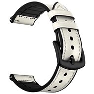 Leather Strap White 22mm - Watch Strap