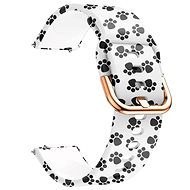 Silicone Strap 20mm Paw Pattern - Watch Strap